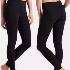 Athleta Metro High Waist Navy Blue Leggings.      Size S